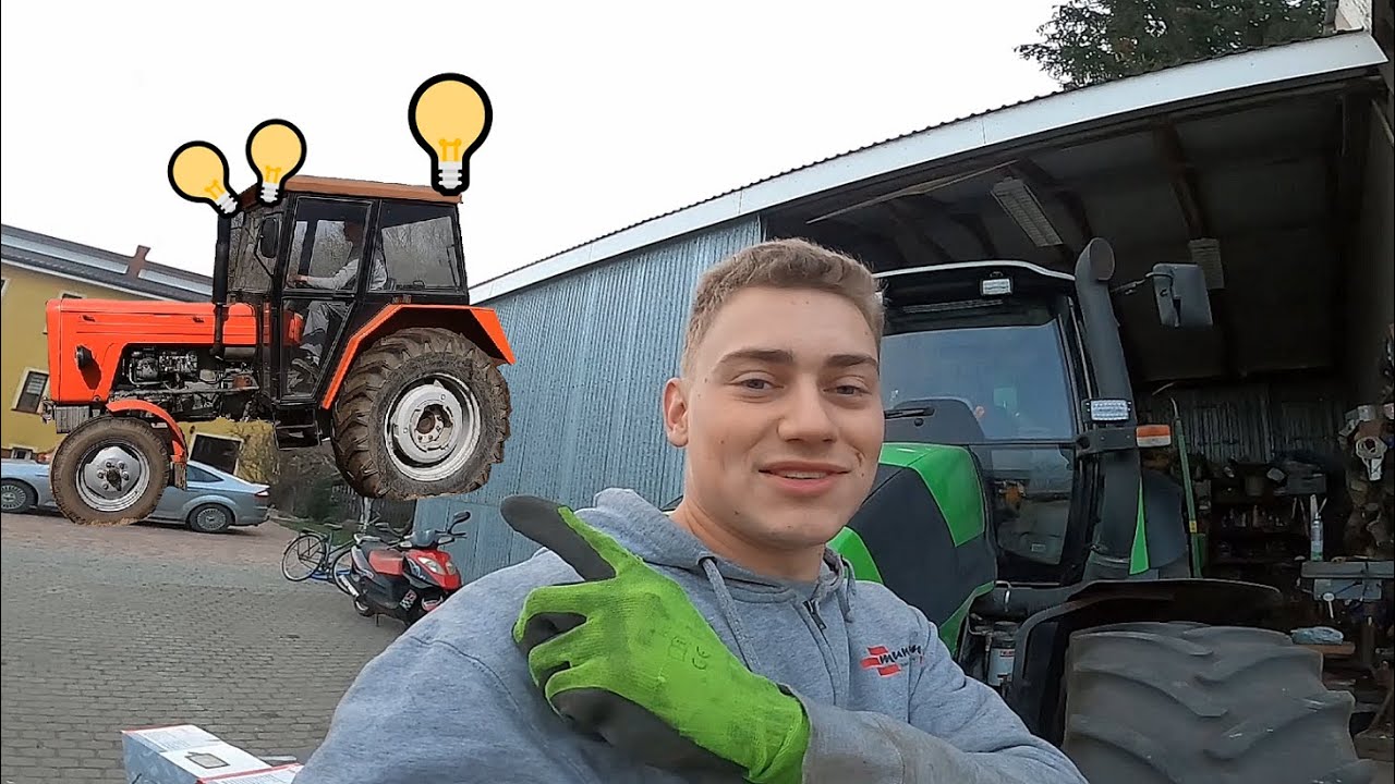 ZROBIŁEM 360 W DEUTZU💡OŚWIETLENIE LED W CIĄGNIKU🚜 Agro Kuzyni