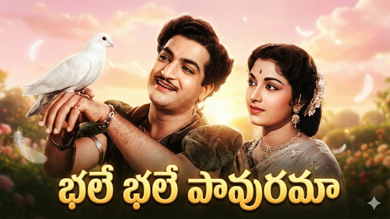 Bhale Bhale Pavurama | Rechukka (1955) | Ghantasala | NTR | Evergreen Telugu Classic Song