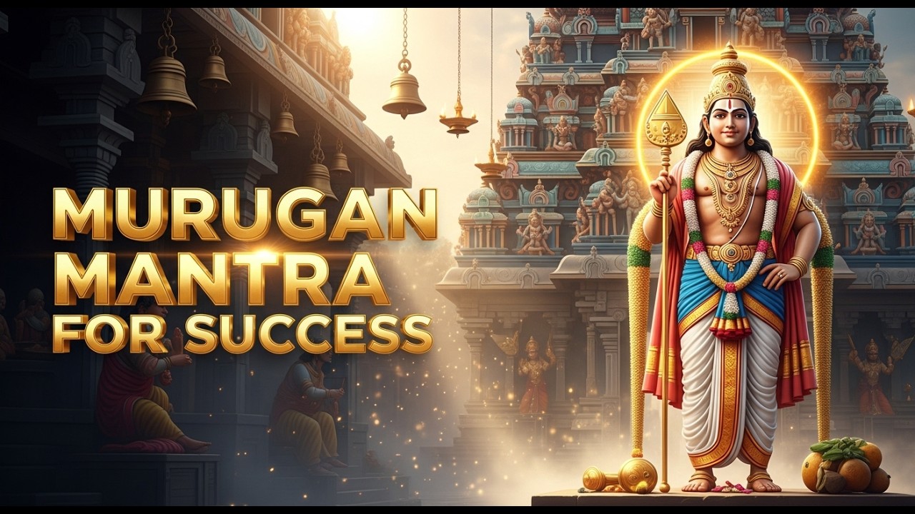 Murugan Powerful Mantra | Om Saravanabhavaya Namah | South Indian Temple Meditation