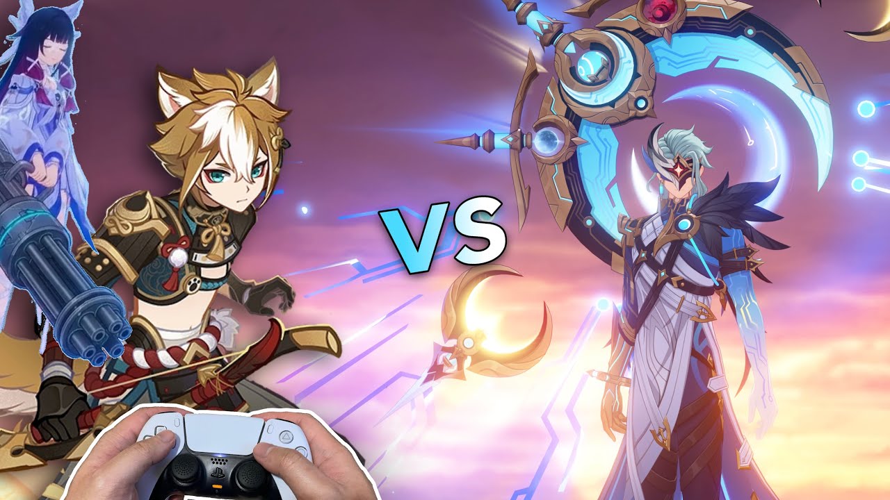 Machine Gun Gorou vs Il Dottore The Doctor - Genshin Impact 