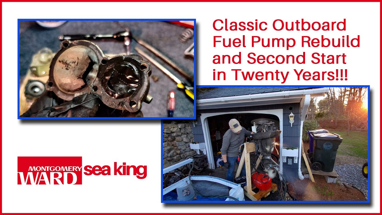 Classic Outboard Fuel Pump Rebuild - 1972 Sea King (Chrysler) 35 HP