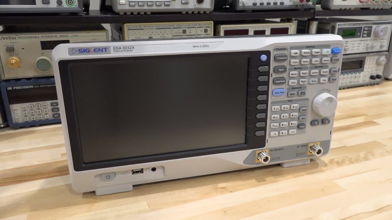 TSP #104 - Siglent SSA3032X 9kHz - 3.2GHz Spectrum Analyzer / TG Review, Teardown & Experiment