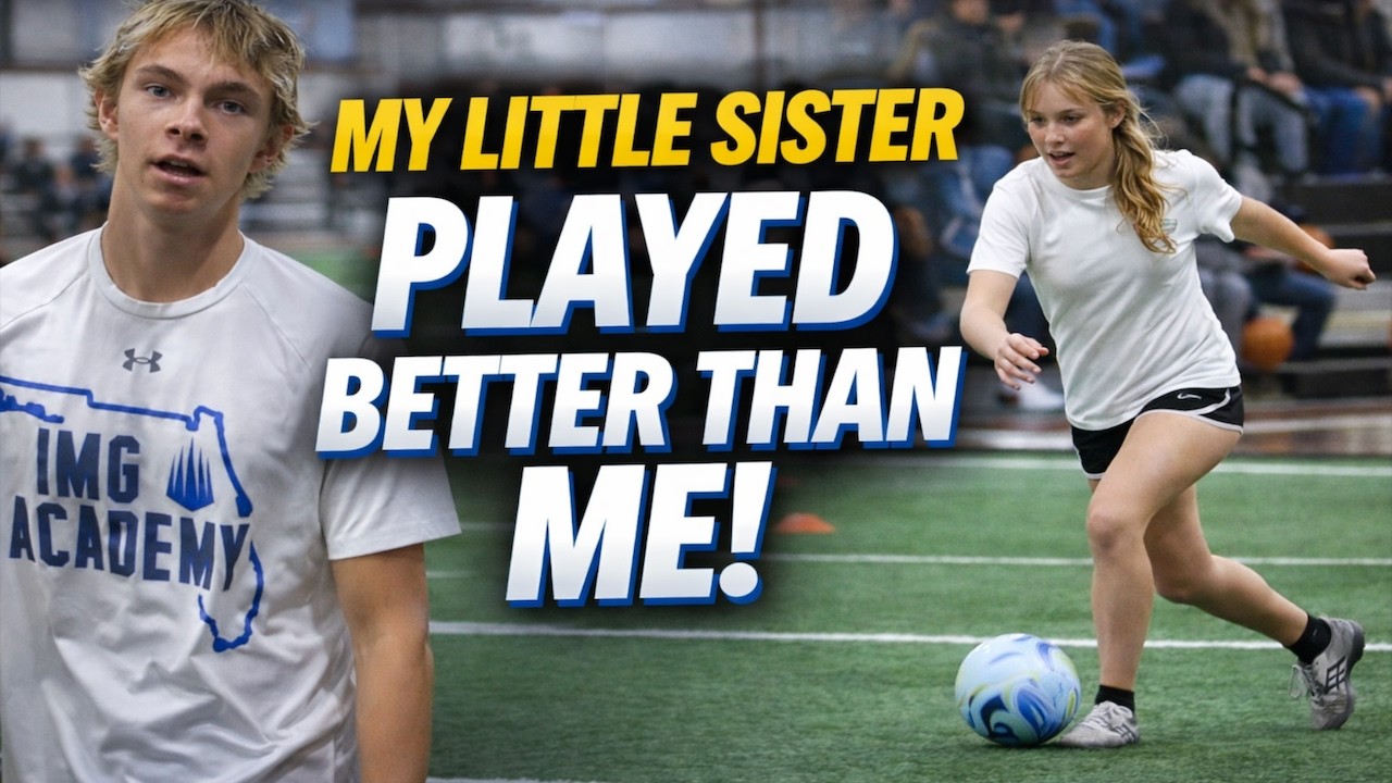 I LET MY SISTER PLAY ON MY INDOOR SOCCER TEAM! ⚽️