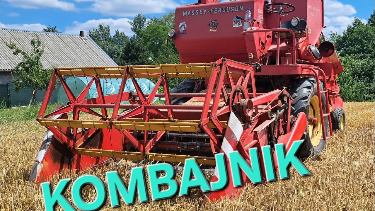 MASSEY FERGUSON 86 zwany KOMBAJNIKIEM #automobile #tractor #combine #farming #masseyferguson #kabat