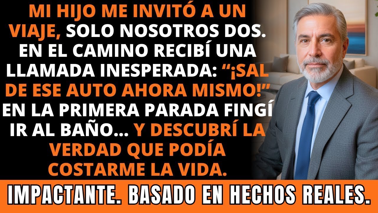 Mi Hijo Me Llevaba de Viaje… Hasta Que una Llamada Desesperada lo Cambió Todo. IMPACTANTE.