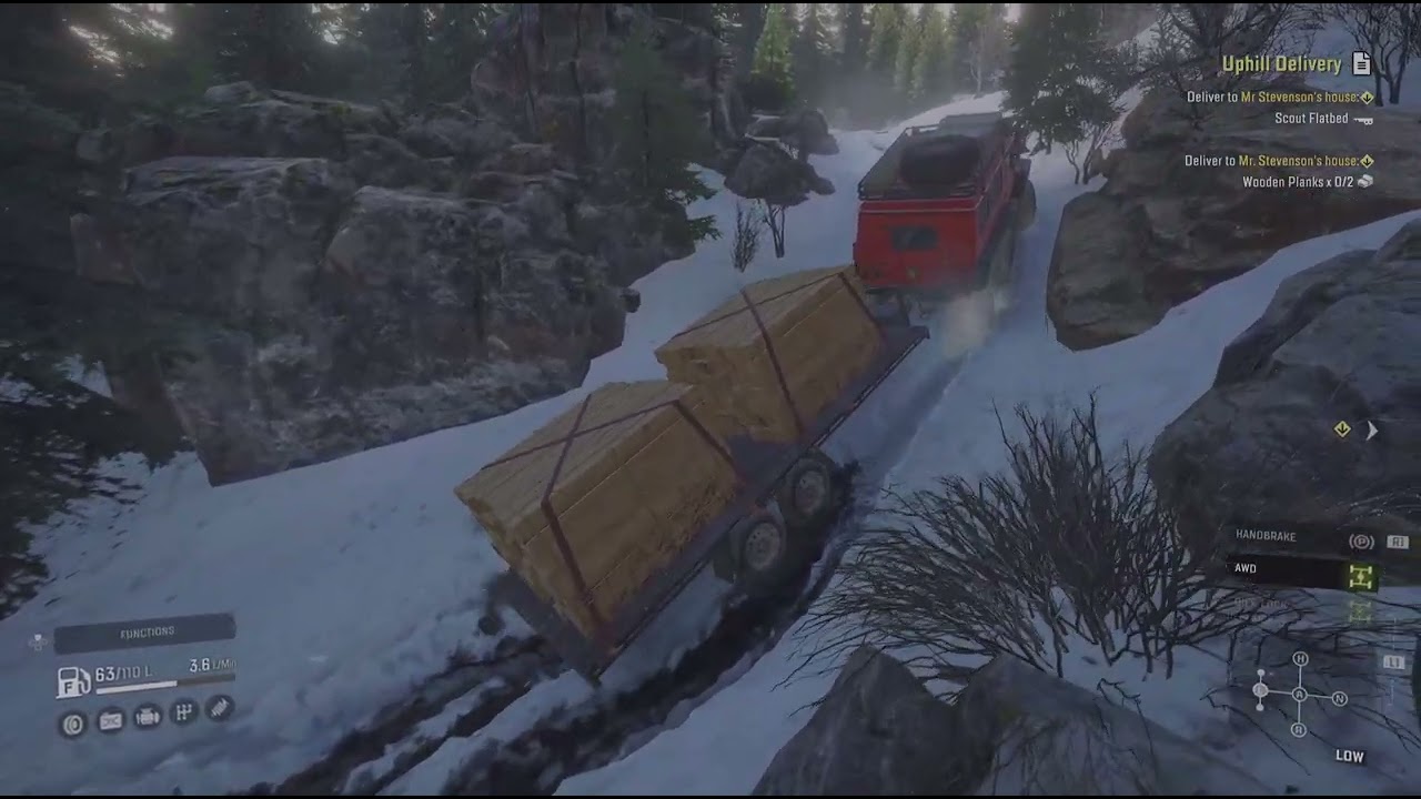 SnowRunner : Quick video from Uphill Delivery