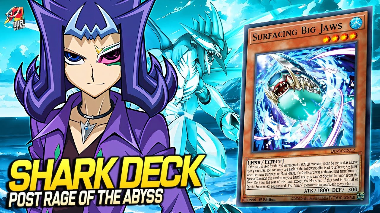 Deck Shark Post Rage of the Abyss| EDOPRO | Replays 🎮 + Decklist ✔️