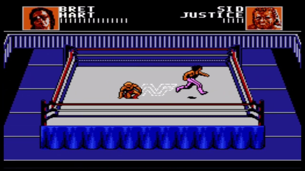 WWF WrestleMania: Steel Cage Challenge NES Playthrough Bret Hart 4K60 