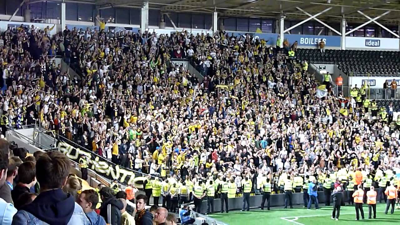 KSC Lokeren fans v Hull City - 28-08-2014 (Europa League)