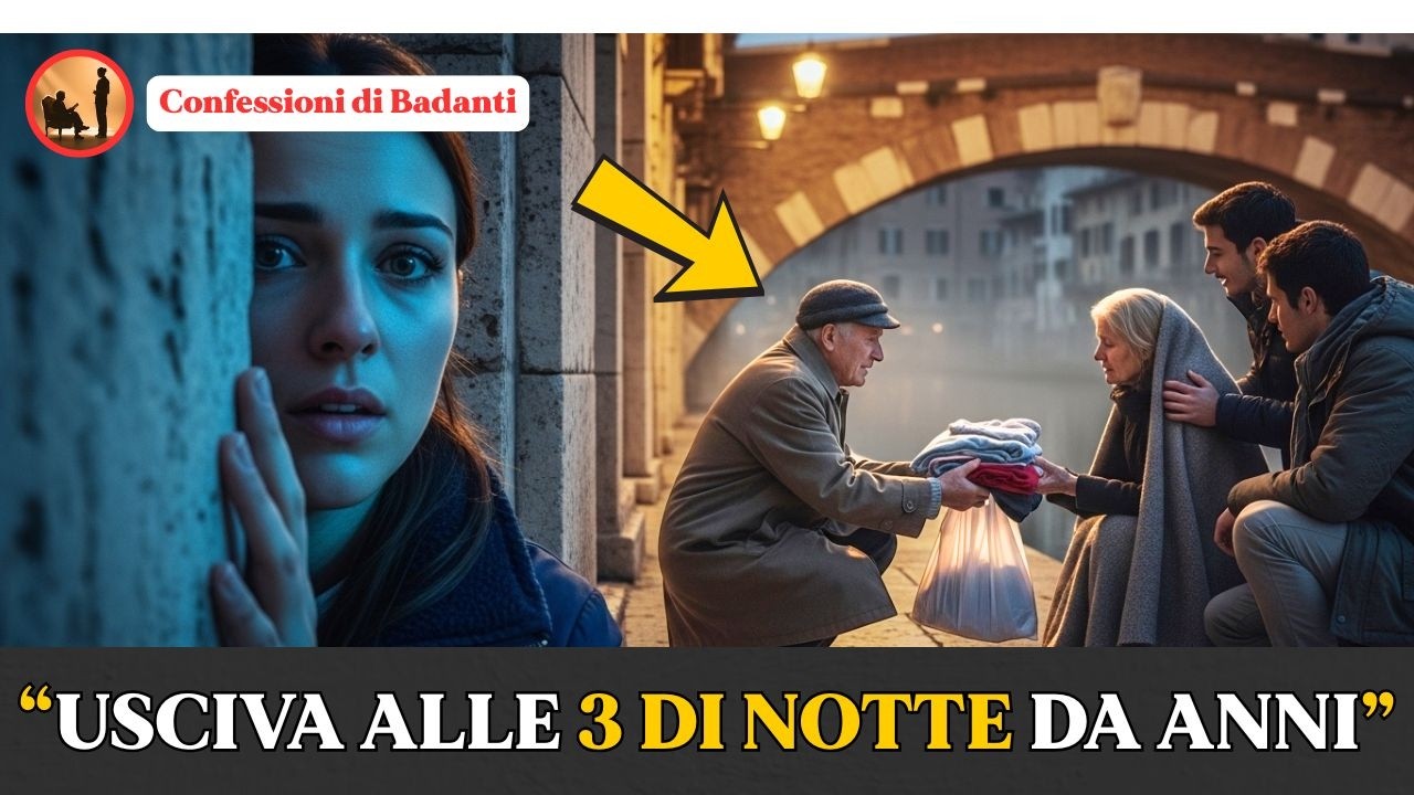 USCIVA ALLE 3 DI NOTTE DA ANNI. L'HO SEGUITO E QUELLO CHE HO VISTO MI HA SPEZZATO IL CUORE
