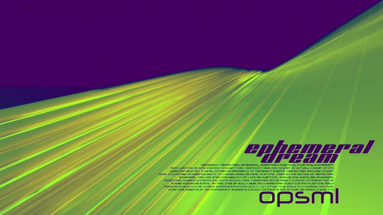nuphory - opsm1 ephemeral dream 1997
