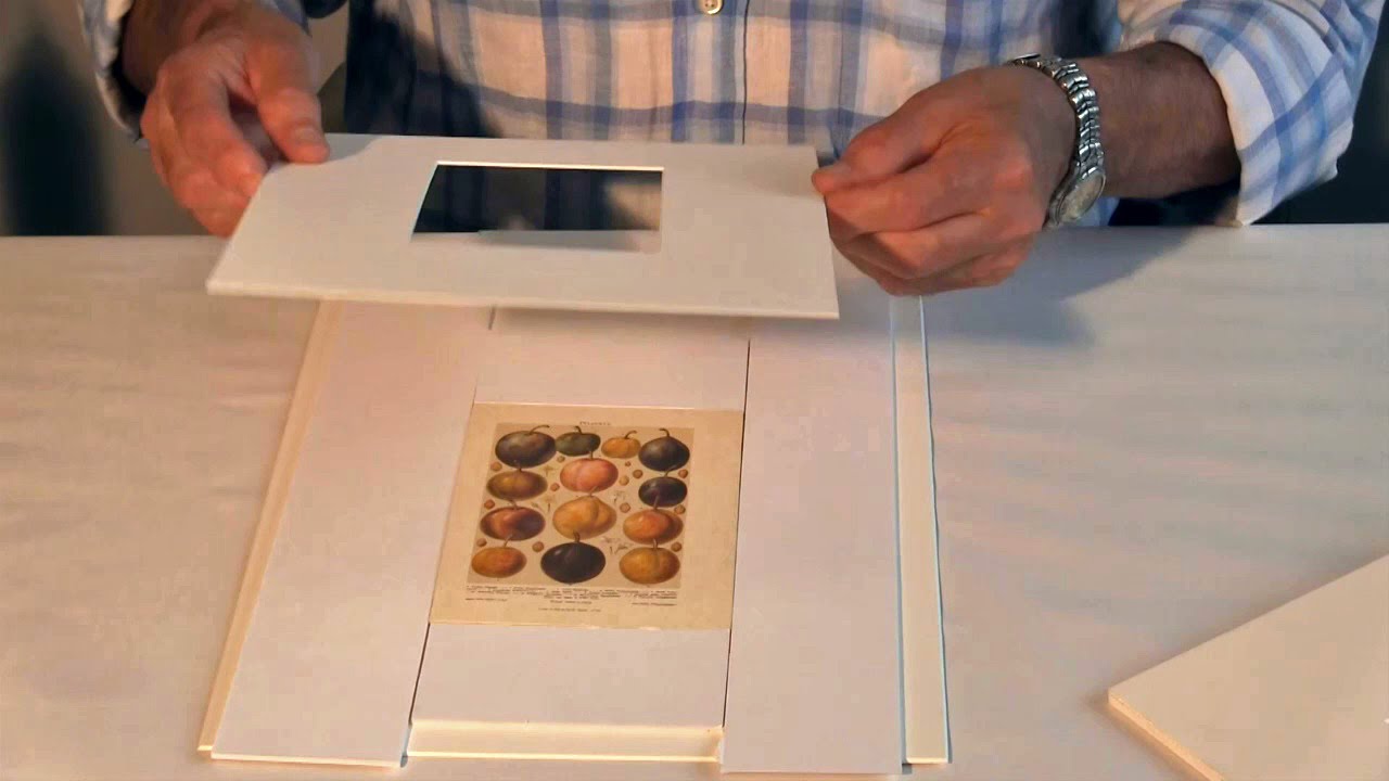 Conservation Framing: 8 - Levelling of artwork thickness