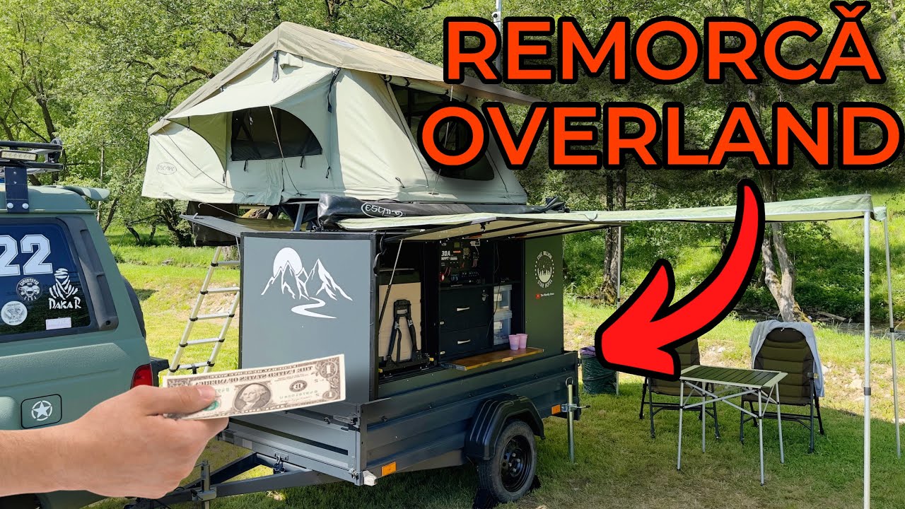 AM CONSTRUIT O REMORCĂ DE OVERLANDING - doar 700kg -DIY