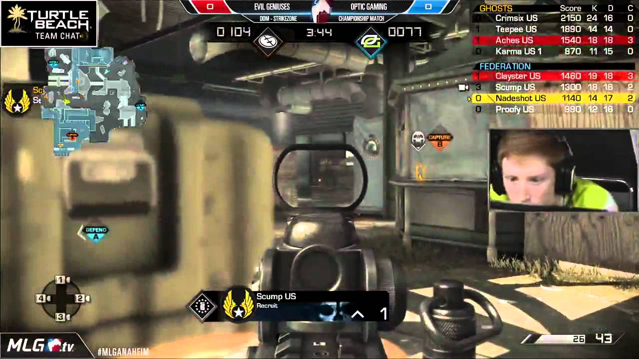 Nadeshot giving a speech to his team about composure