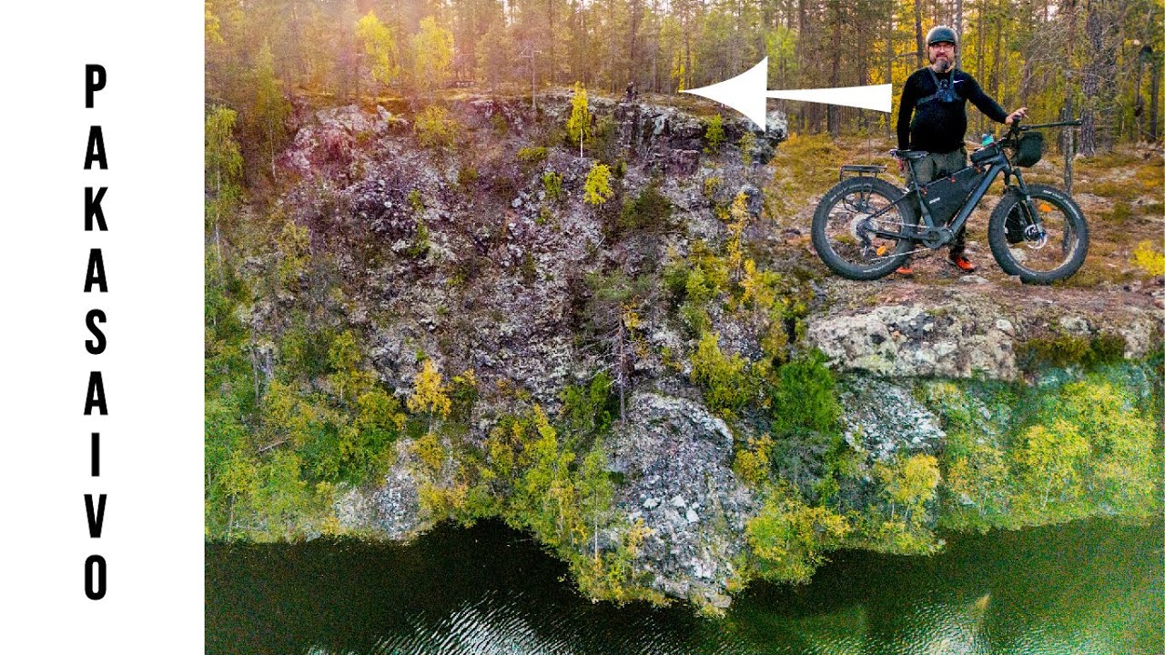 Aavahelukan kautta Pakasaivoon soratietä pyöräillen