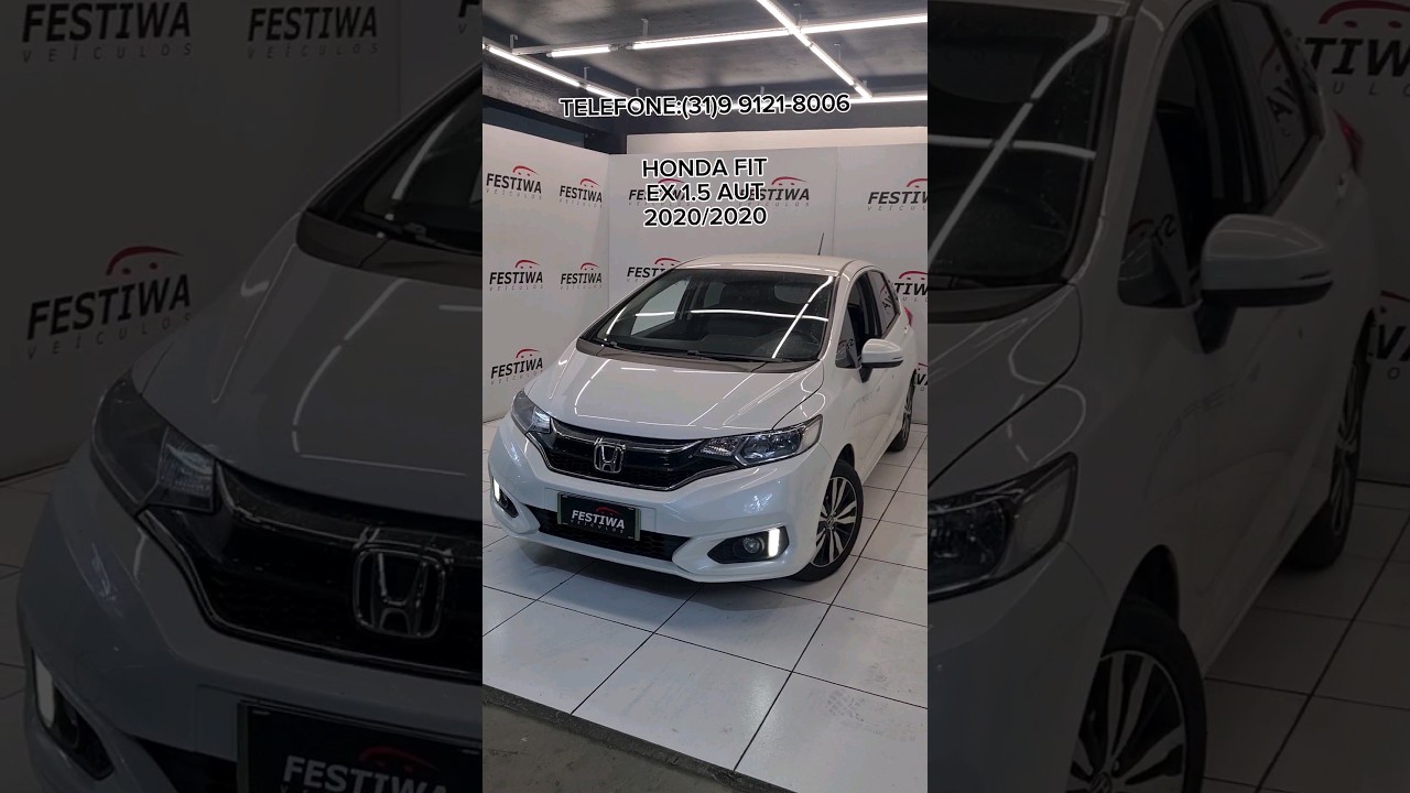 HONDA FIT EX 1.5 AUT 2020/2020 #honda #hondafit #carros #seminovos #festiwaveiculos