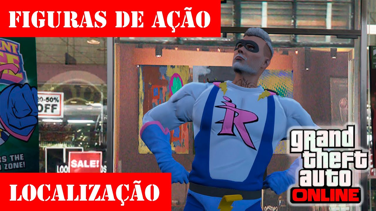 GTA V ONLINE - GUIA - COLETANDO AS 100 FIGURAS DE AÇÃO