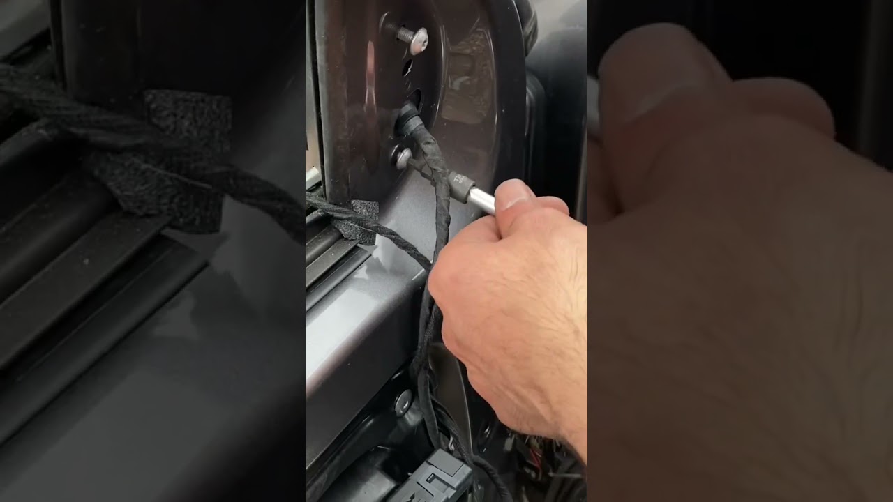 how to remove (replace) mercedes A class wing mirror