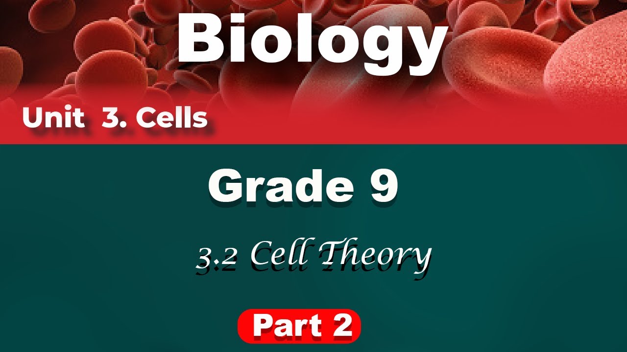 Grade 9 Biology unit 3 part 2 | Cell theory