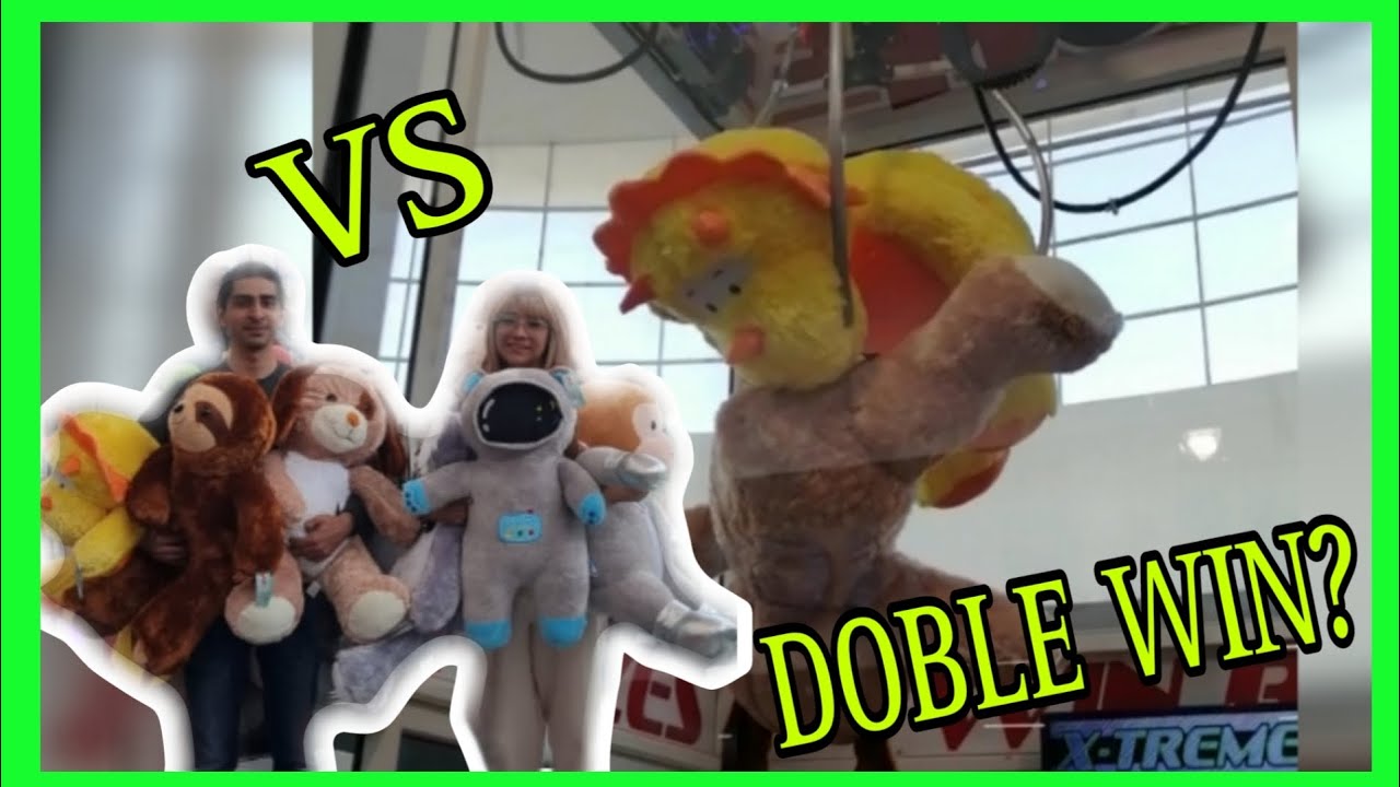 🌈Quién  gana  más PELUCHES en MAQUINA DE GARRA GIGANTE! |🏆SOY ANGELIN Vs STEPH 🏆