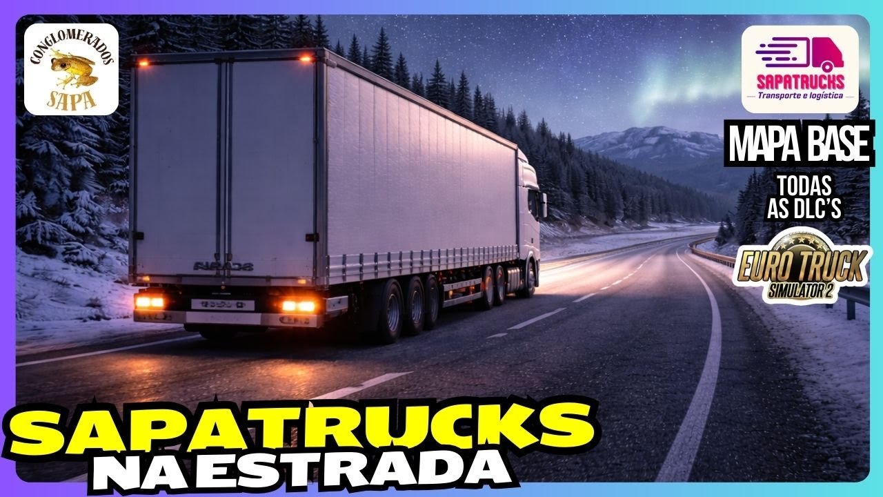 Mais Quilômetros no Norte Europeu | DLC Nordic Horizons no ETS2 🚛❄️ [LIVE +18]