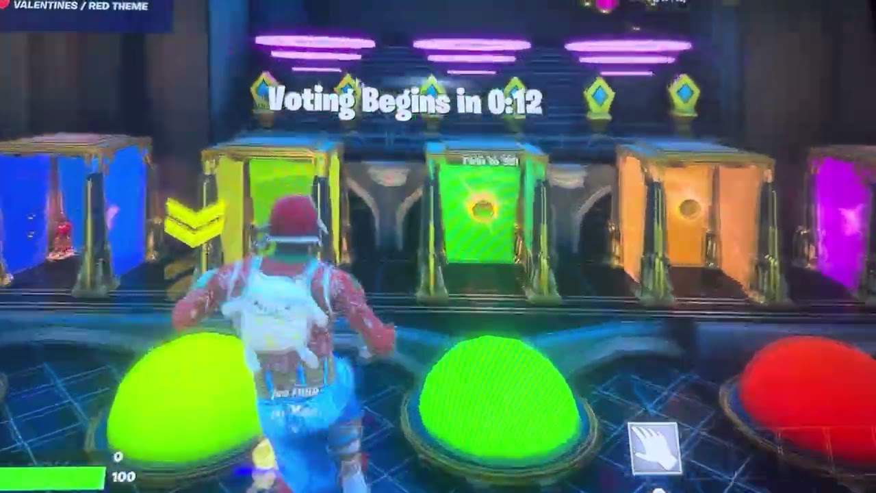 Fashion show on Fortnite 