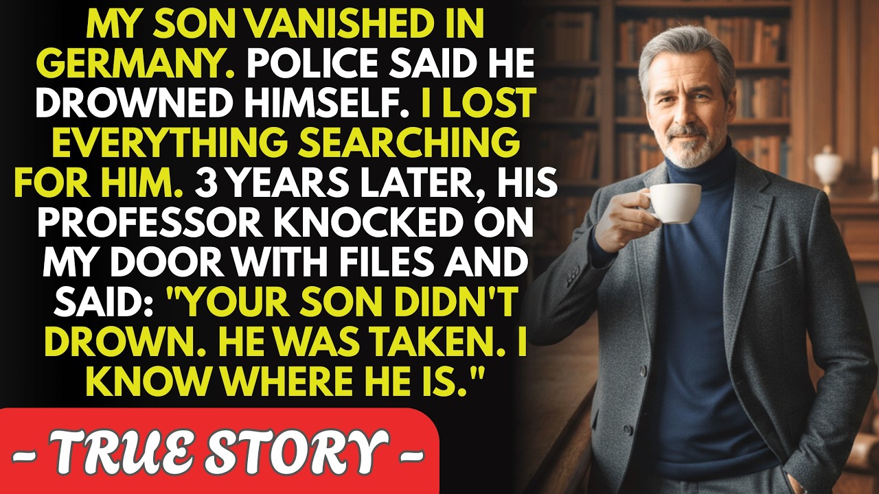 My son vanished during study abroad, and 3 years later his professor showed up and said...