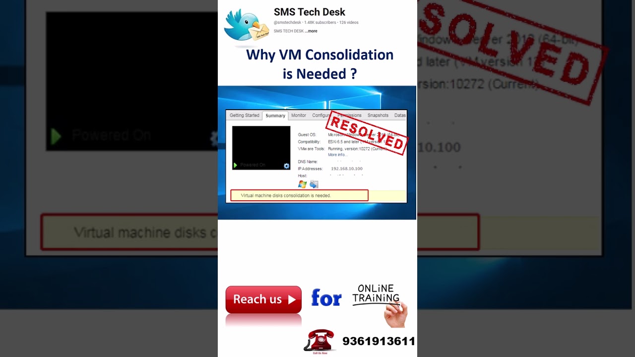 VMware &ndash; Virtual Machine Disks Consolidation Is Needed | Easy Snapshot Fix in vSphere/ESXi
