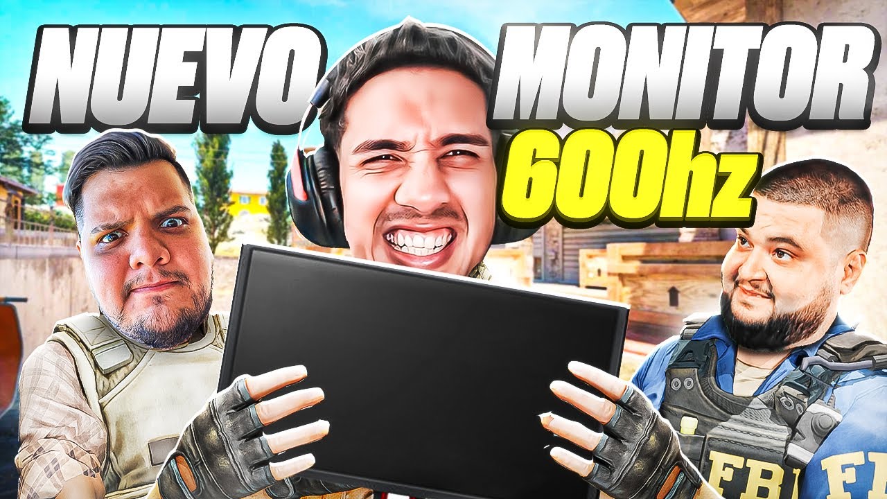 @BALDU y @nikozfps REACCIONAN a MI NUEVO MONITOR de 600hz...!
