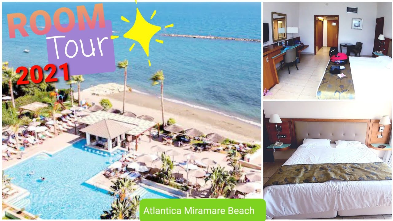 Atlantica Miramare Beach Hotel in Cyprus 2021 (roomtour)