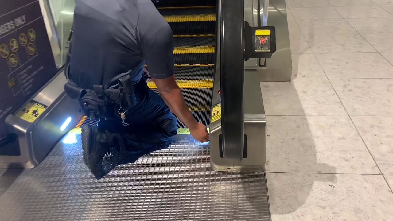 Kone escalators near Nickelodeon Slime City, Zara, & Macy’s Aventura Mall Aventura, FL