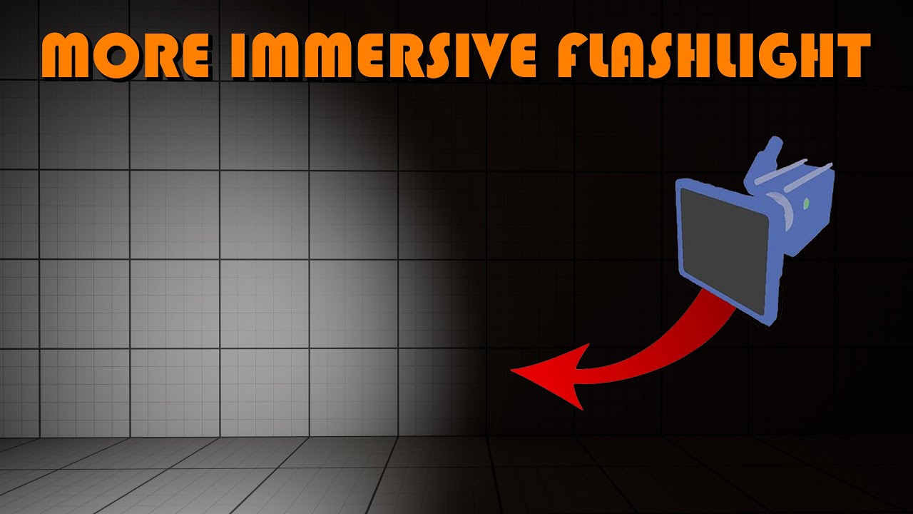 First Person Flashlight Leads The Camera In Unreal Engine 5 | More Immersive Flashlight (Tutorial)