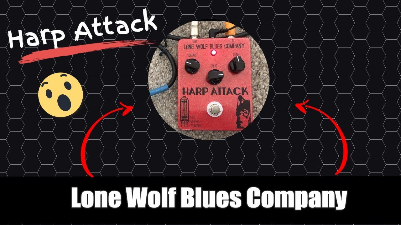 Педаль Lone Wolf Blues Co Harp Attack и DI-бокс Little Red