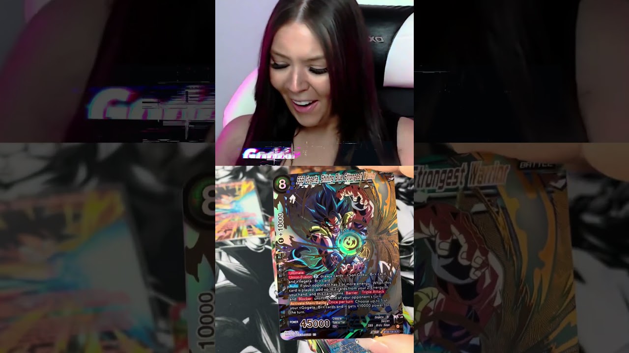 ⚡️ SSB Gogeta SCR ⚡️ | Dragon Ball Super Card Game #dragonball #anime #youtube