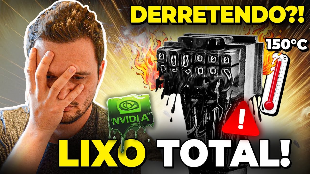 R$ 20 MIL E DERRETE?! NVIDIA NÃO APRENDEU!!