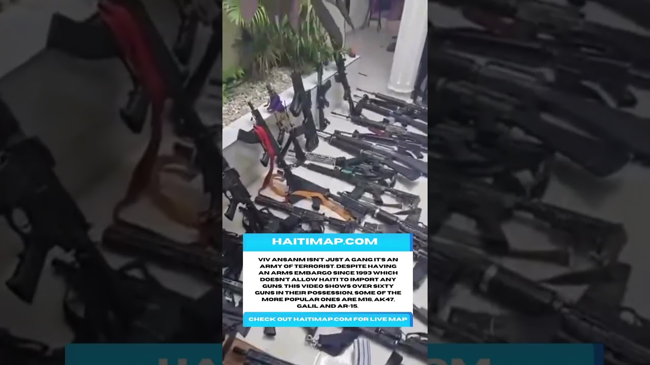 Viv Ansanm shows their firepower in Haiti. 🇭🇹