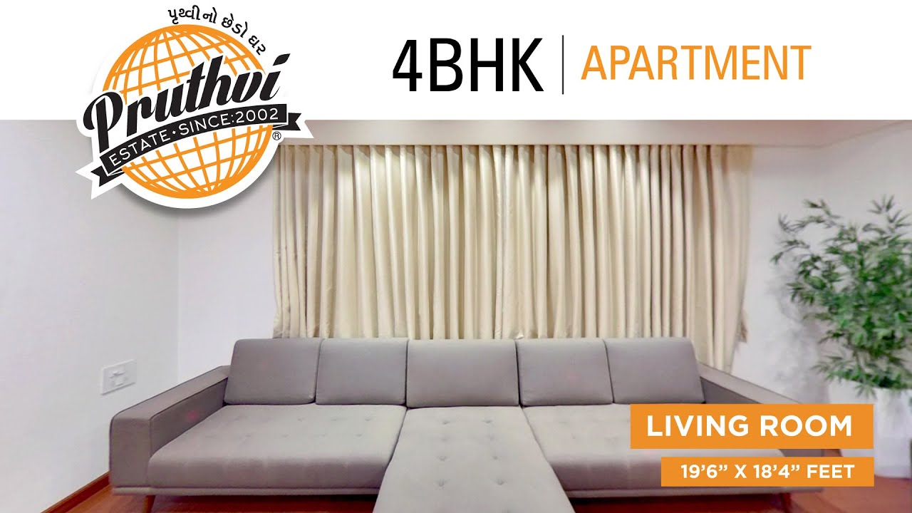 4 BHK Luxurious Flat For Sale in Adajan, Surat, Gujarat, India