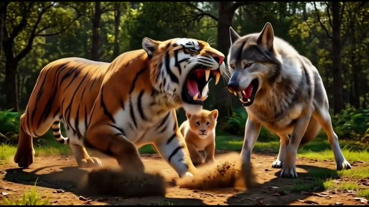Forest Story For Kids ! Lion And Wolf Story ! Kids Animation#animals#viral #shakeel Misgar