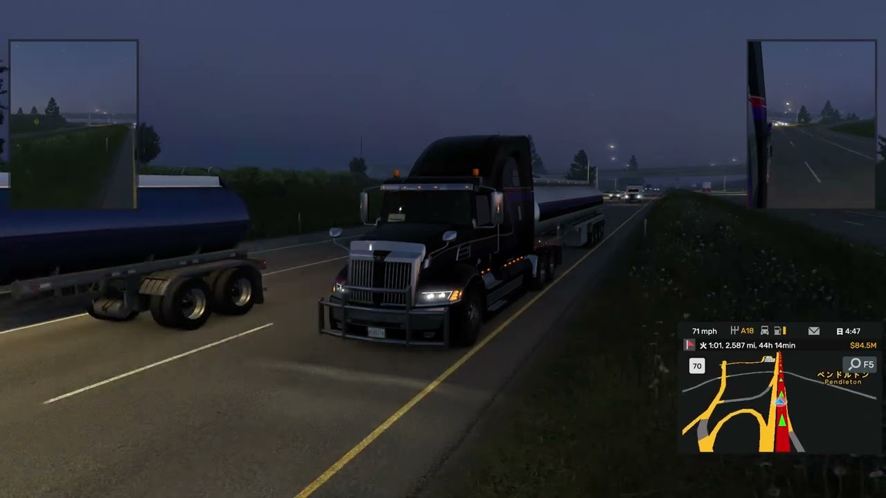 American Truck Simulator　ケニウィック～ニューオーリンズ 2,608mile①