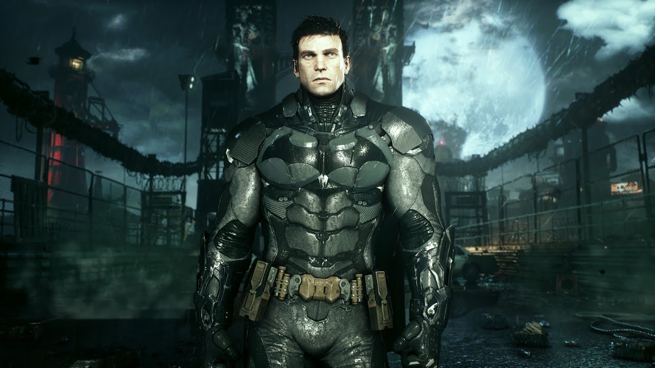 Бэтмен без маски в Batman Arkham Knight (только полные сюжетные сцены)