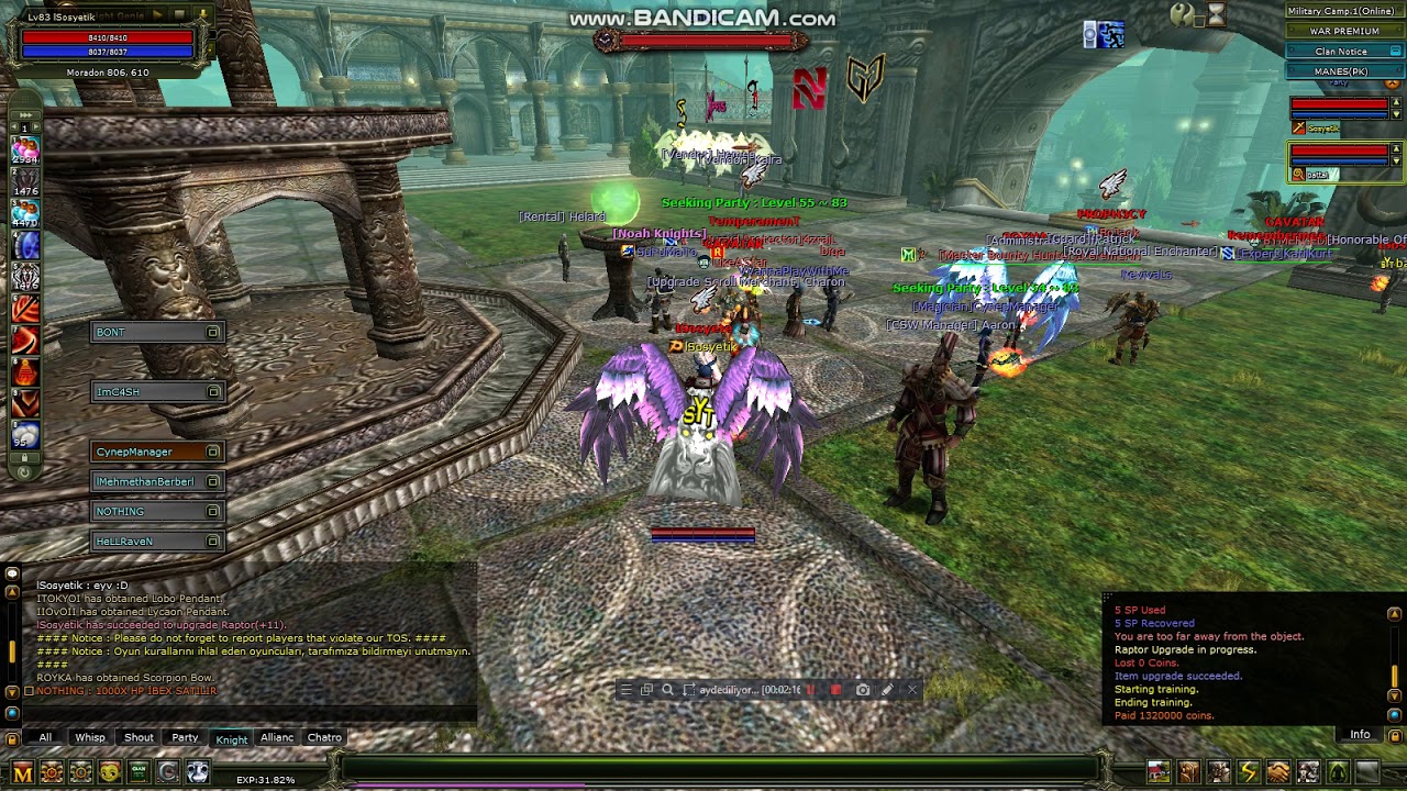 Exp. Raptor +10 deneme -2