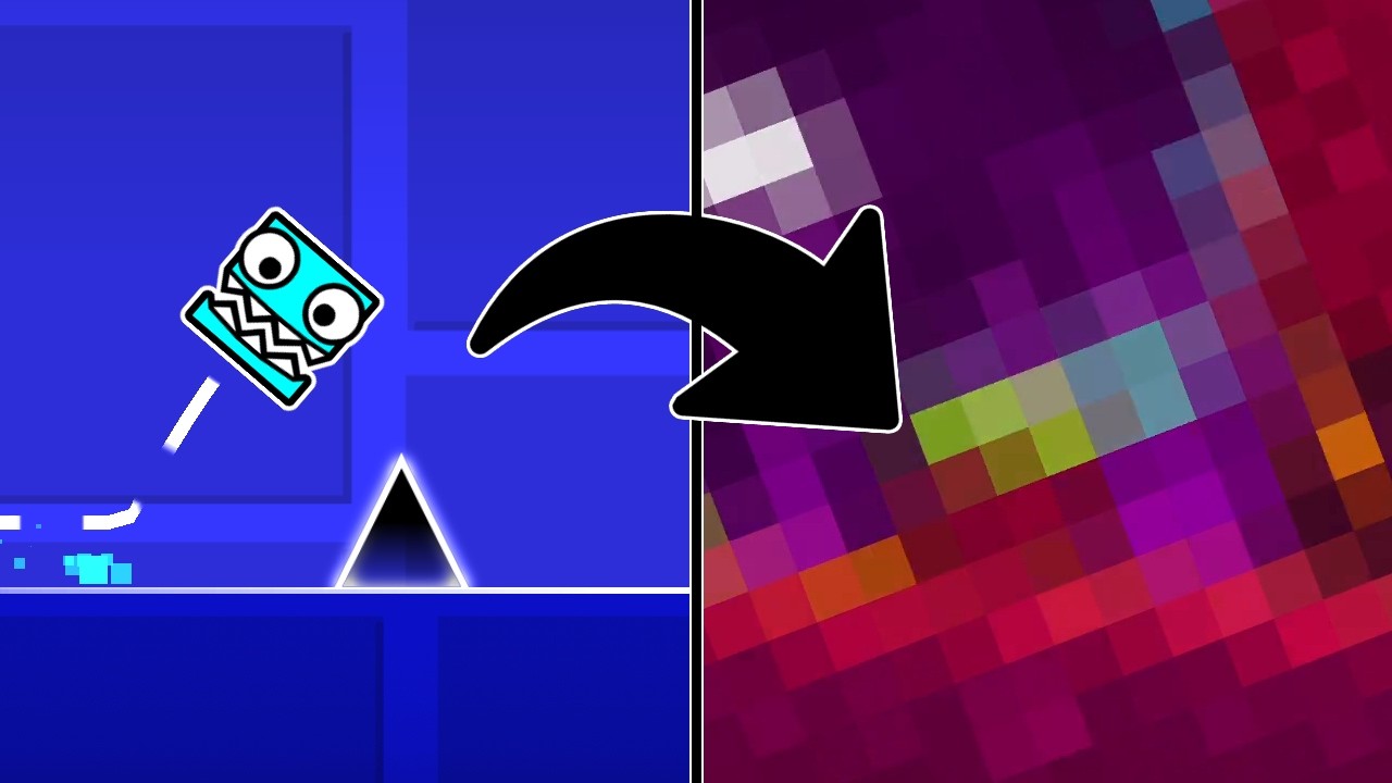 Geometry Dash, but the Quality Gets WORSE Every Level!