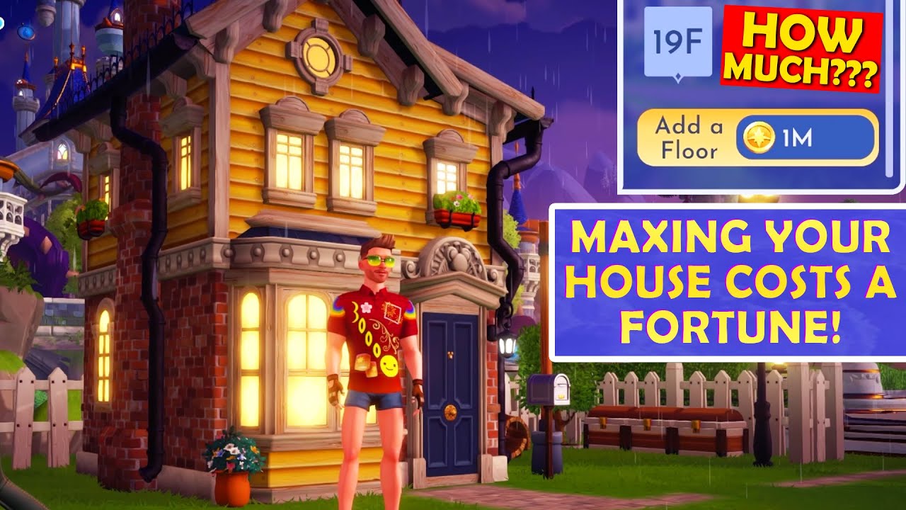 DISNEY Dreamlight Valley. How to Upgrade Your House TO THE MAX! It Costs a FORTUNE...