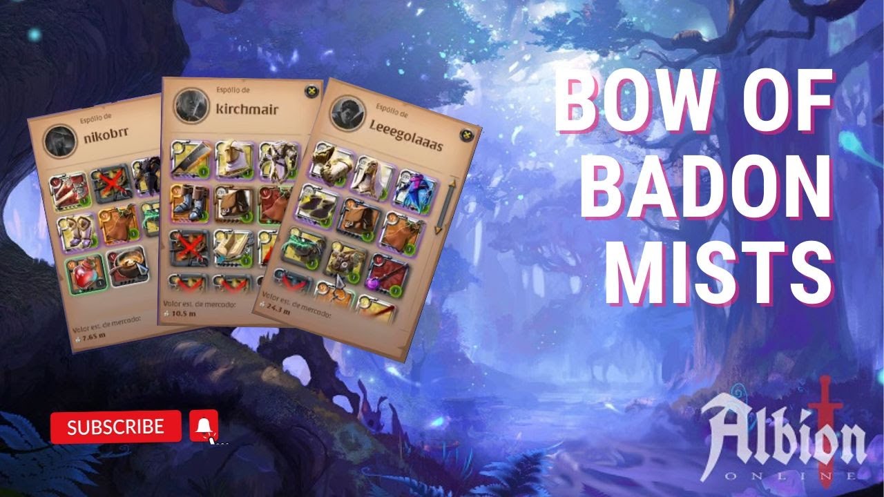 BOW OF BADON BROKE THE META IN MISTS! KILLS 8.3/7.3| ALBION ONLINE| PVP|