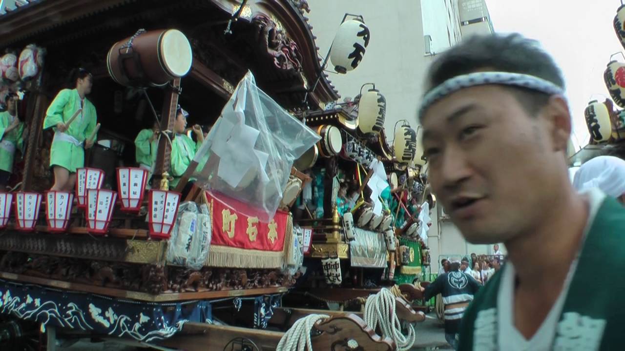 本石区・仲町区・第二本町区・鎌倉区・櫻町区の八木橋デパート裏の5町の叩き合い！　関東一の祇園　熊谷うちわ祭2016　最終日　00266