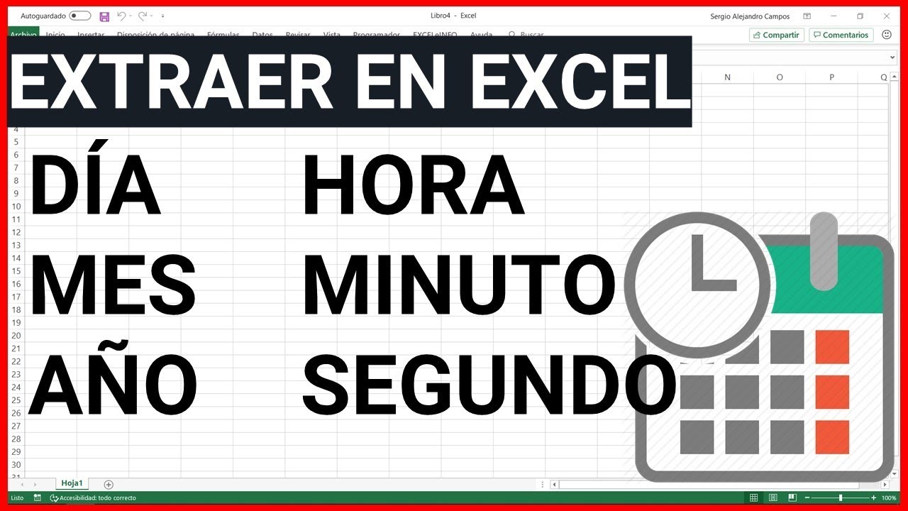 Extraer fechas y horas de celdas de Excel y Separar texto en columnas @EXCELeINFO