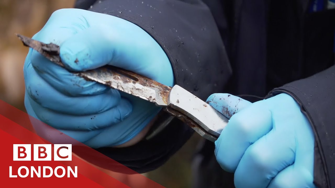 Searching for Knives with London's Police Cadets - BBC London