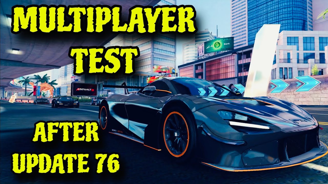 IS IT WORTH GOING🤔 ?!? | Asphalt 8, McLaren 720S GT3X Multiplayer Test After Update 76