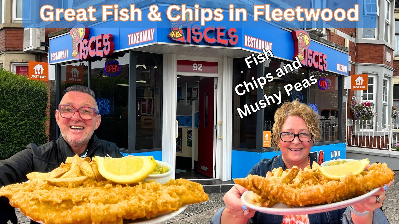 Fish Chips and Mushy Peas in Fleetwood