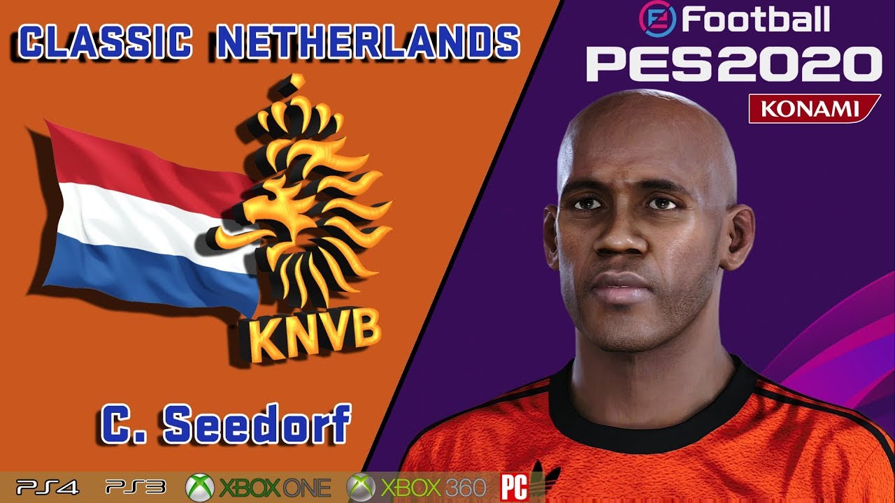 C. SEEDORF face+stats (Classic Netherlands) How to create in PES 2020